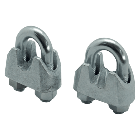 Clips metálicos para cabos de aço